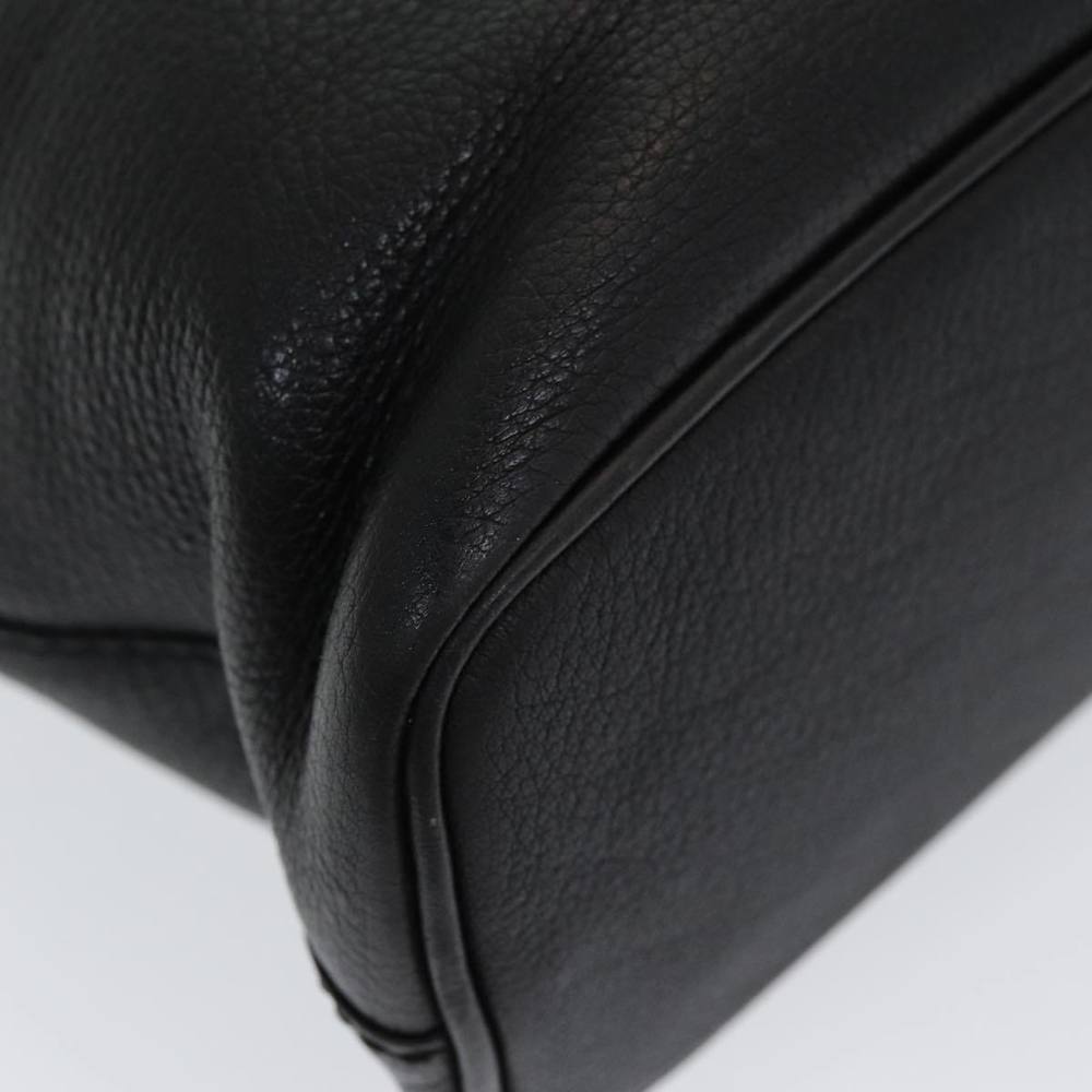 Burberrys Hand Bag Leather Black Auth bs16614 - Picture 16 of 16